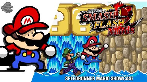 SSF2 Mods Showcase: Speedrunner Mario! - YouTube