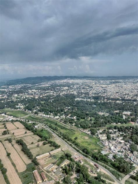 Aerial View of the Jammu City in Janmu and Kashmir Stock Image - Image ...