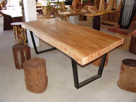 Dining Table Reclaimed Solid Slab Acacia Wood Extremely by flowbkk, $5,600.00 | House stuff ...