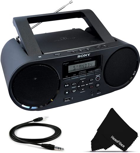 Sony Bluetooth CD Player AM/FM Radio Black Model No. ZS-RS60BT Works See Picture - lagoagrio.gob.ec