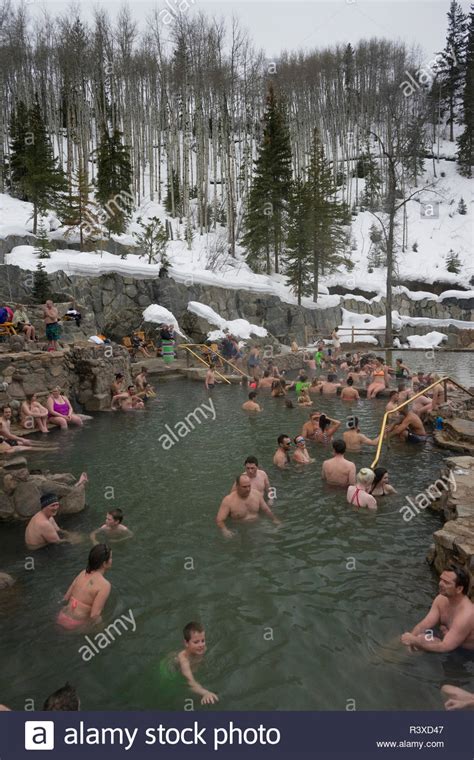 Strawberry Park Hot Springs, Steamboat Springs, Colorado, USA Stock Photo - Alamy