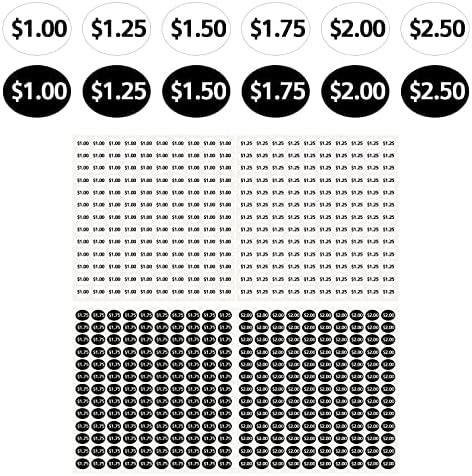 Amazon.com: 12 Sheets of Vending Machine Price Labels, Snack Soda Beverage Price Labels Stickers ...