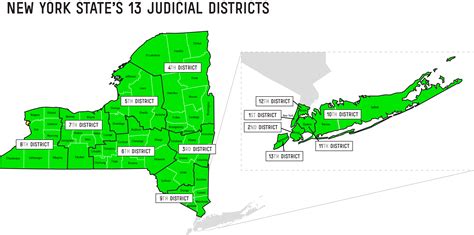 New York District Court Map - City Subway Map