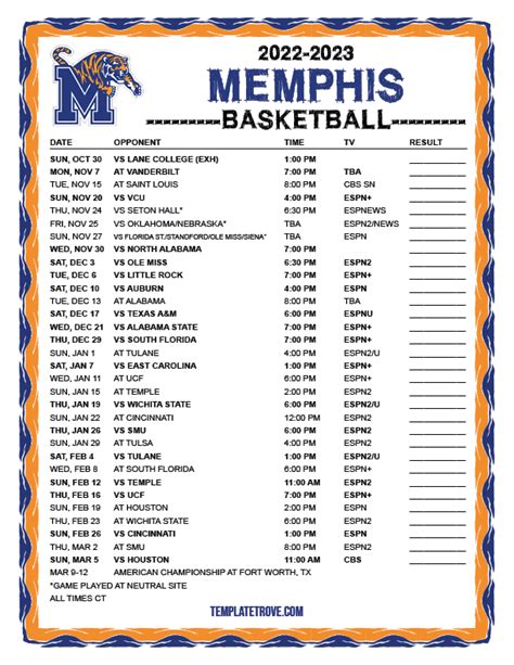 Memphis Tigers Basketball Roster 2024-24 - Maure Shirlee