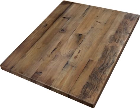 Reclaimed Wood Straight Plank Table Tops - Economy | Reclaimed wood ...