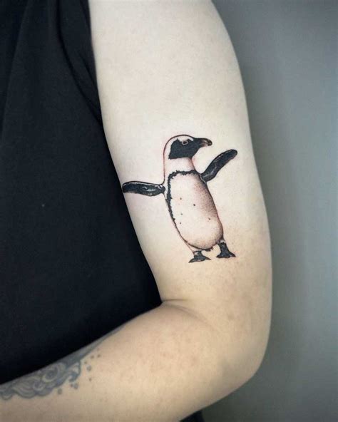 Penguin Wrist Tattoo