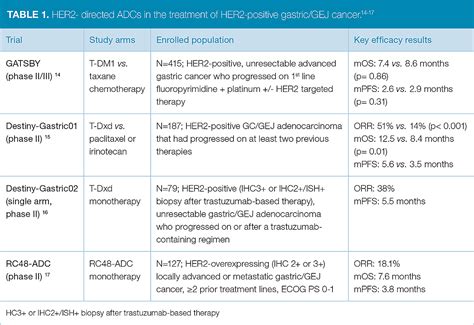 The role of HER2-targeted therapy in metastatic gastrointestinal cancer: gastric cancer (and ...