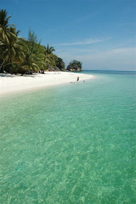 Pulau Rawa Island stock photo. Image of white, tree, green - 10745372