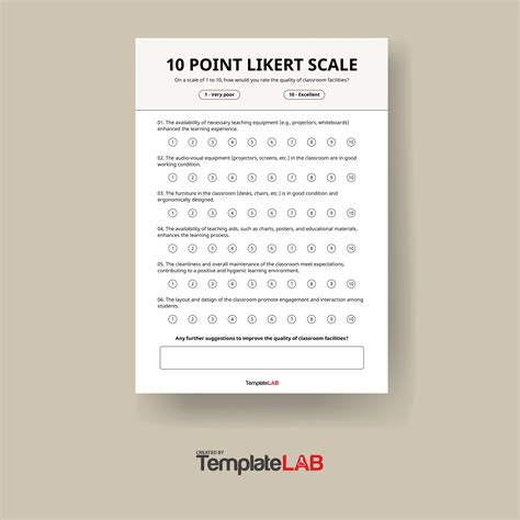 27 Free Likert Scale Templates Examples [Word/Excel/PPT], 59% OFF