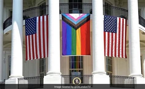 Joe Biden Administration Accused Of Violating US Flag Code Over White House Pride Month Display