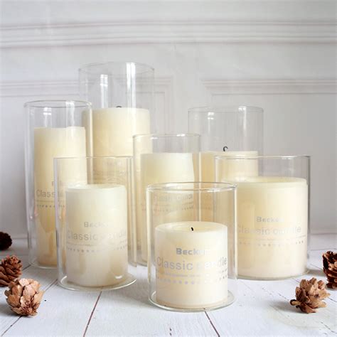 Glass candle containers luxury clear glass jars | candle jar wholesale