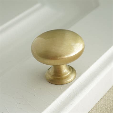 3 Brushed Gold Drawer Pulls Handles Dresser Knobs - Etsy