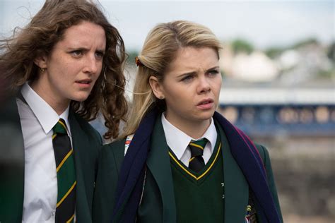 Louisa Harland (left) as Orla McCool on Derry Girls | Derry Girls Cast in Real Life | POPSUGAR ...