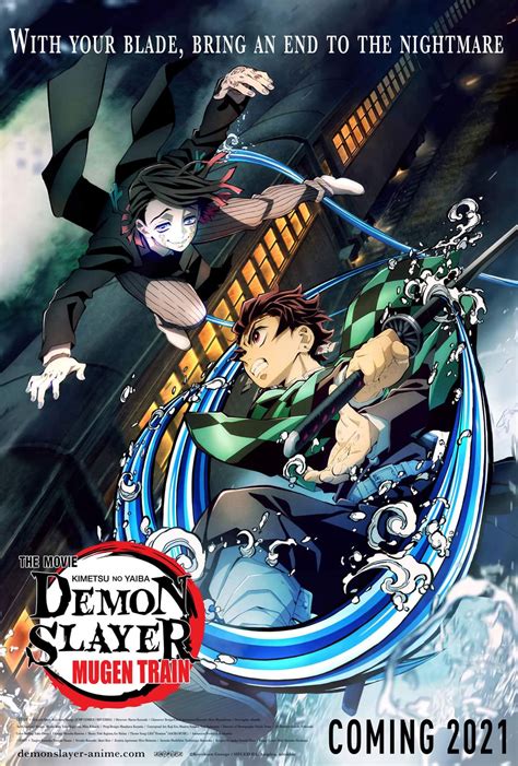 Demon Slayer: Kimetsu No Yaiba Movie: Mugen Train Poster Official Art 02 High Quality Prints ...