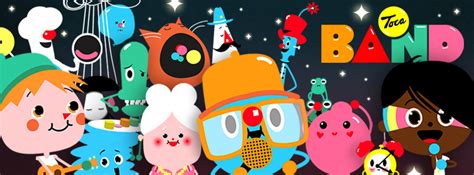 Toca Band members! | Illustration design, Educational apps, Band