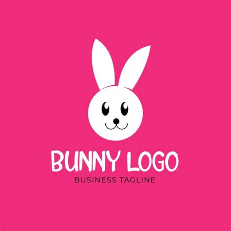 bunny logo design concept 17516382 Vector Art at Vecteezy