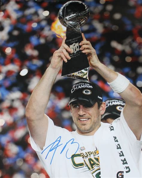 Aaron Rodgers Green Bay Packers Autographed 16x20 Photo | Green bay ...