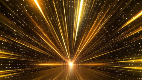 Gold Lights Stage 4K, Motion Graphics | VideoHive