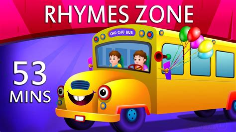 Wheels on the bus popular nursery rhymes collection for children chuchu ...