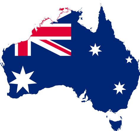 Australia Map With Flag - Amanda Marigold