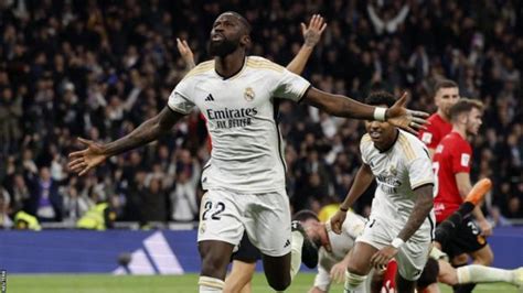 Real Madrid 1-0 Mallorca: Antonio Rudiger scores late winner for La ...