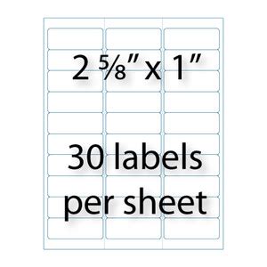 Blank Label Templates Avery 5160 / Avery® Address Labels - 5160 - Blank - 30 labels per sheet ...