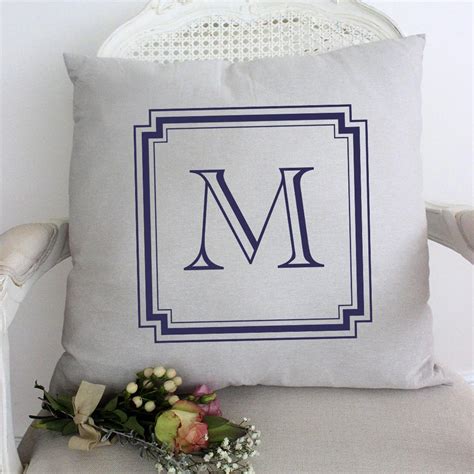 Monogrammed Pillows Initial Pillow Monogrammed Monogrammed | Etsy