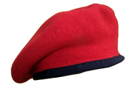 China Wool Military Red Beret - China Wool Beret