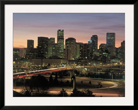 'Skyline at Sunrise, Denver, CO' Photographic Print - Tom Dietrich ...