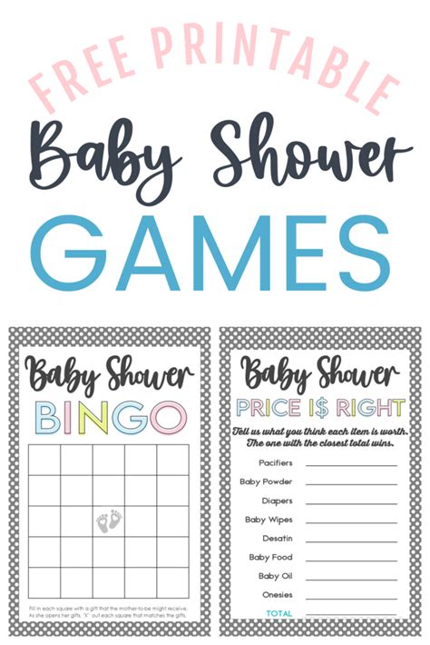 Printable Game Instant Download Pink Baby Shower Game Girl Baby Shower ...