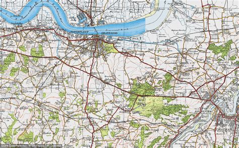 Historic Ordnance Survey Map of Riverview Park, 1920