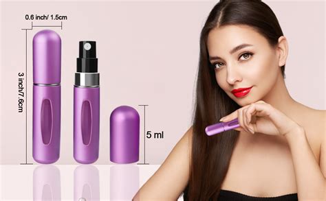 Amazon.com: Portable Mini Refillable Perfume 5ml Atomizer Perfume Bottle, Refillable Perfume ...