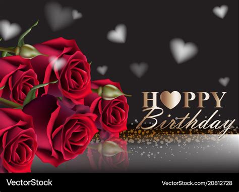 Happy Birthday Pictures With Roses - Wallpaperall