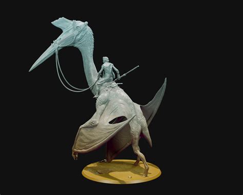 Quetzalcoatlus Miniature for D&D Pathfinder RPGs and | Etsy