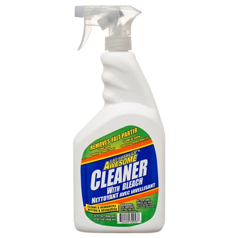 LA’s Totally Awesome Cleaner w/ Bleach, 32 oz (12 Pack)