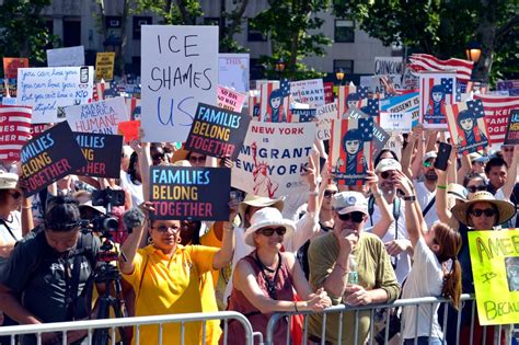 Thousands protest Trump’s immigration policies in NYC