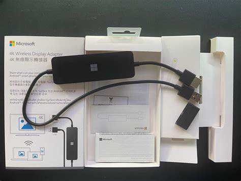 New Microsoft 4K Wireless Display Adapter, Computers & Tech, Parts & Accessories, Cables ...