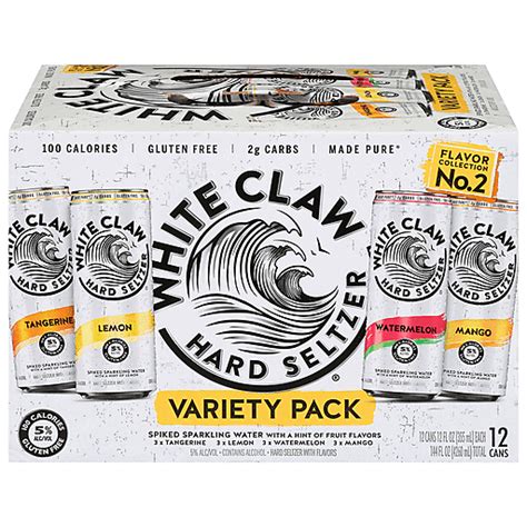 White Claw Hard Seltzer Hard Seltzer, Variety Pack 12 ea | Beer, Wine & Cocktail Mixers | D'Agostino