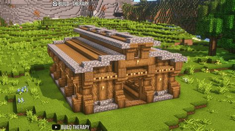 A Villager Trading Hall I made for a Tutorial! : r/Minecraftbuilds