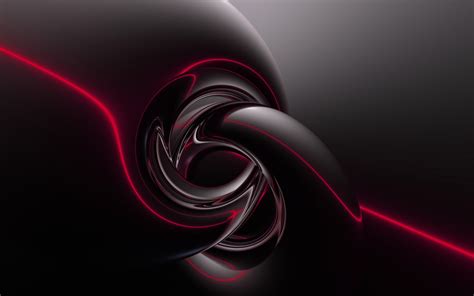 Black Red Abstract Wallpaper Hd