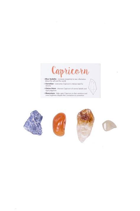 Capricorn Crystal Set – Love By Luna | Capricorn gifts, Crystal set, Crystals