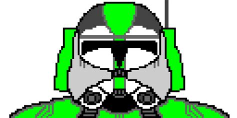 Neon green heavy pixel art