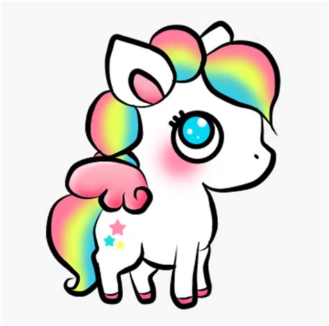 Download Kawaii Unicorn Sticker Stickers Cute Colors Picture - Funny Unicorn Sticker Png - HD ...
