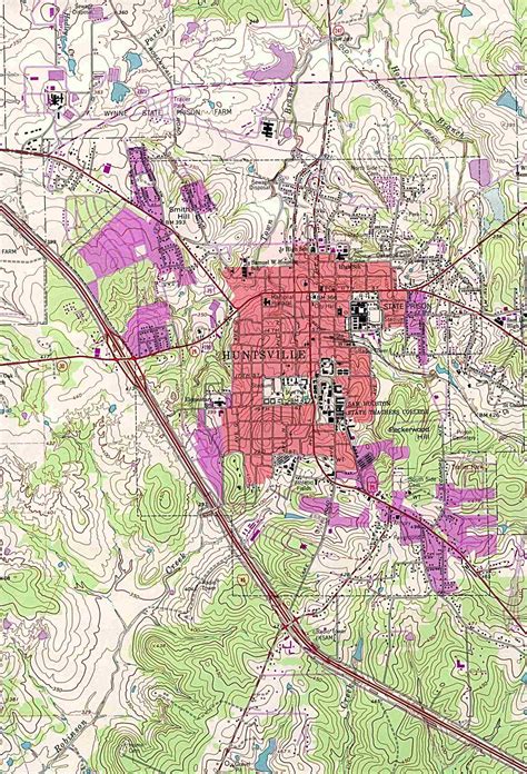 Huntsville Texas Map