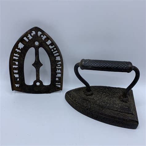 Vintage cast iron, Iron Press & stand Enterprise Manufacturing Co ...