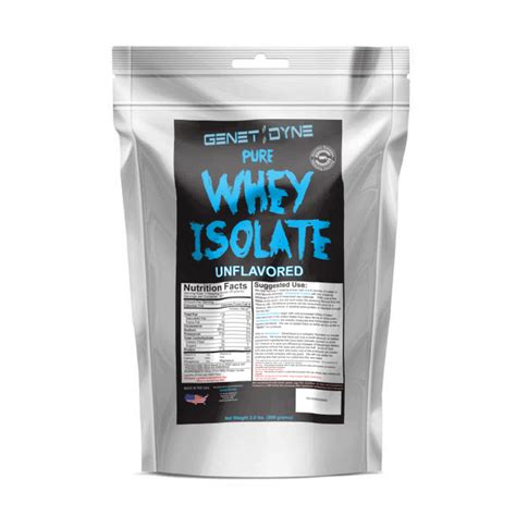 Unflavored Whey Protein Isolate Powder - Genetidyne