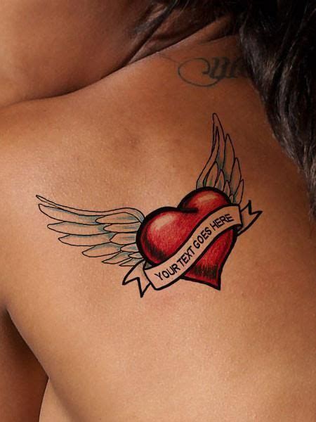 Custom Winged Heart Tattoo | Heart with wings tattoo, Heart tattoo, Tattoos for guys