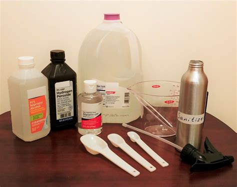 Making Your Own Sanitizers – for hands and surfaces