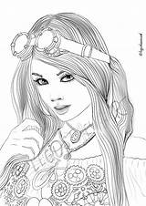 Coloring Pages Girls Pretty sketch template