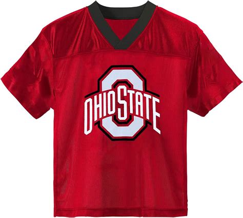 Amazon.com: Ohio State Buckeyes Red Youth Primary Logo Home Team Jersey (Medium 8/10): Clothing